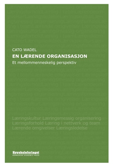 Omslag av "En lærende organisasjon"