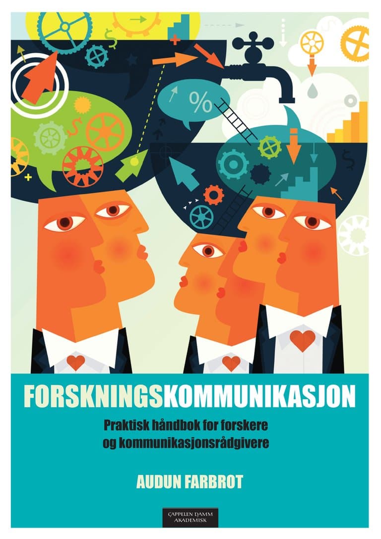Omslag Forskningskommunikasjon av Audun Farbrot (Ebok)