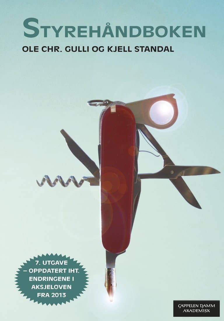 Omslag Styrehåndboken av Ole Chr. Gulli og Kjell Standal (Innbundet)