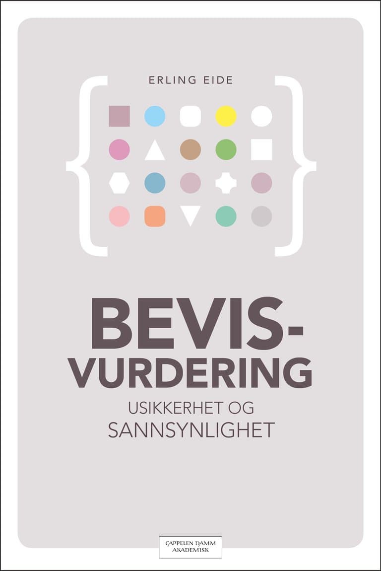Omslag Bevisvurdering av Erling Eide (Heftet)