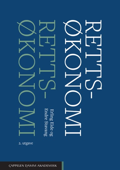 Omslag av "Rettsøkonomi"