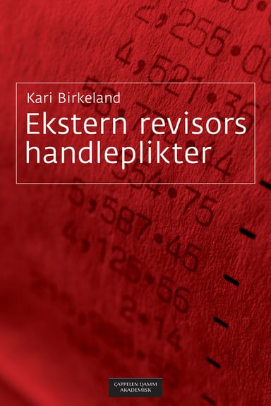 Omslag av "Ekstern revisors handleplikter"