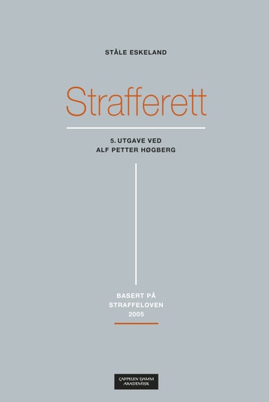 Omslag av "Strafferett"