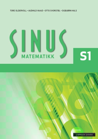 Omslag av "Sinus S1 Lærebok (2018)"