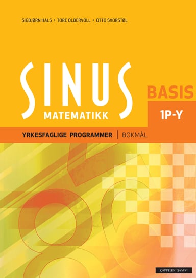 Omslag av "Sinus Basis 1P-Y Engangsbok (2017)"