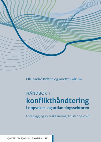 Omslag av "Håndbok i konflikthåndtering i oppvekst- og utdanningssektoren"