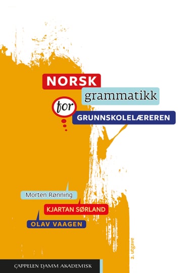 Omslag av "Norsk grammatikk for grunnskolelæreren"