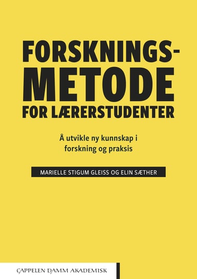 Omslag av "Forskningsmetode for lærerstudenter"