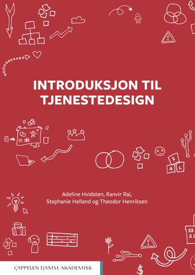 Omslag av "Introduksjon til tjenestedesign"