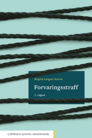 Omslag av "Forvaringsstraff"
