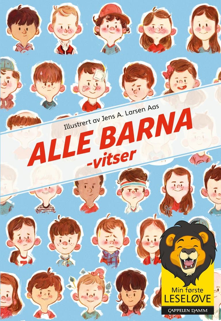 Omslag Min første leseløve - Alle barna -vitser av Håkon Forfod Sønneland (Innbundet)