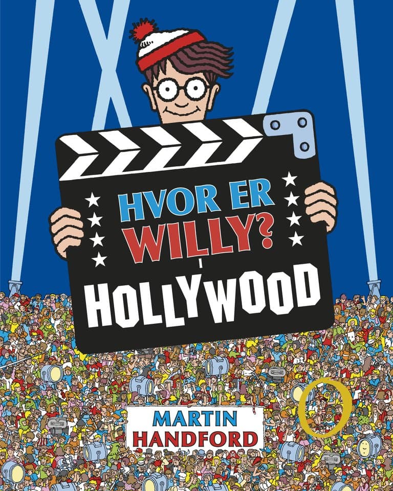 Omslag Hvor er Willy i Hollywood av Martin Handford (Innbundet)
