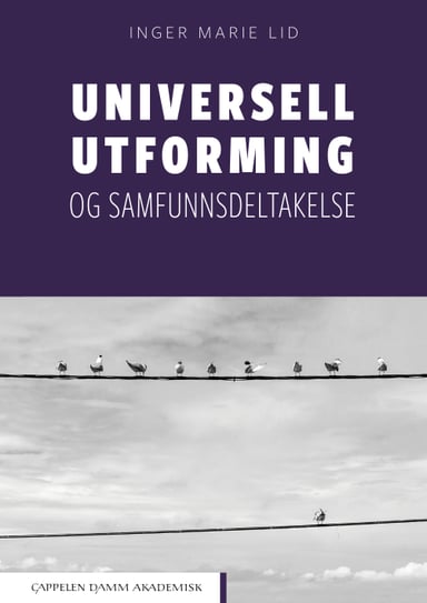Omslag av "Universell utforming og samfunnsdeltakelse"