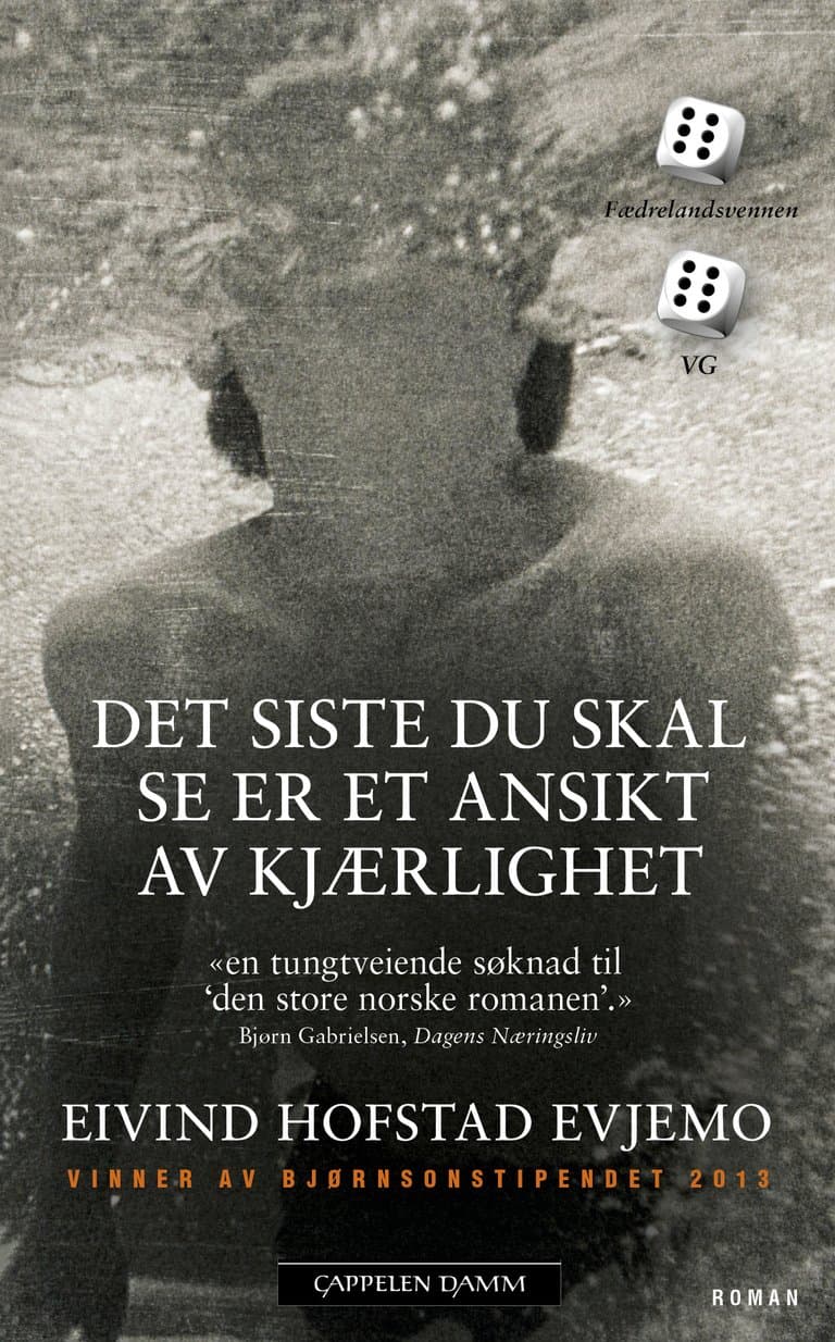 Omslag Det siste du skal se er et ansikt av kjærlighet av Eivind Hofstad Evjemo (Heftet)