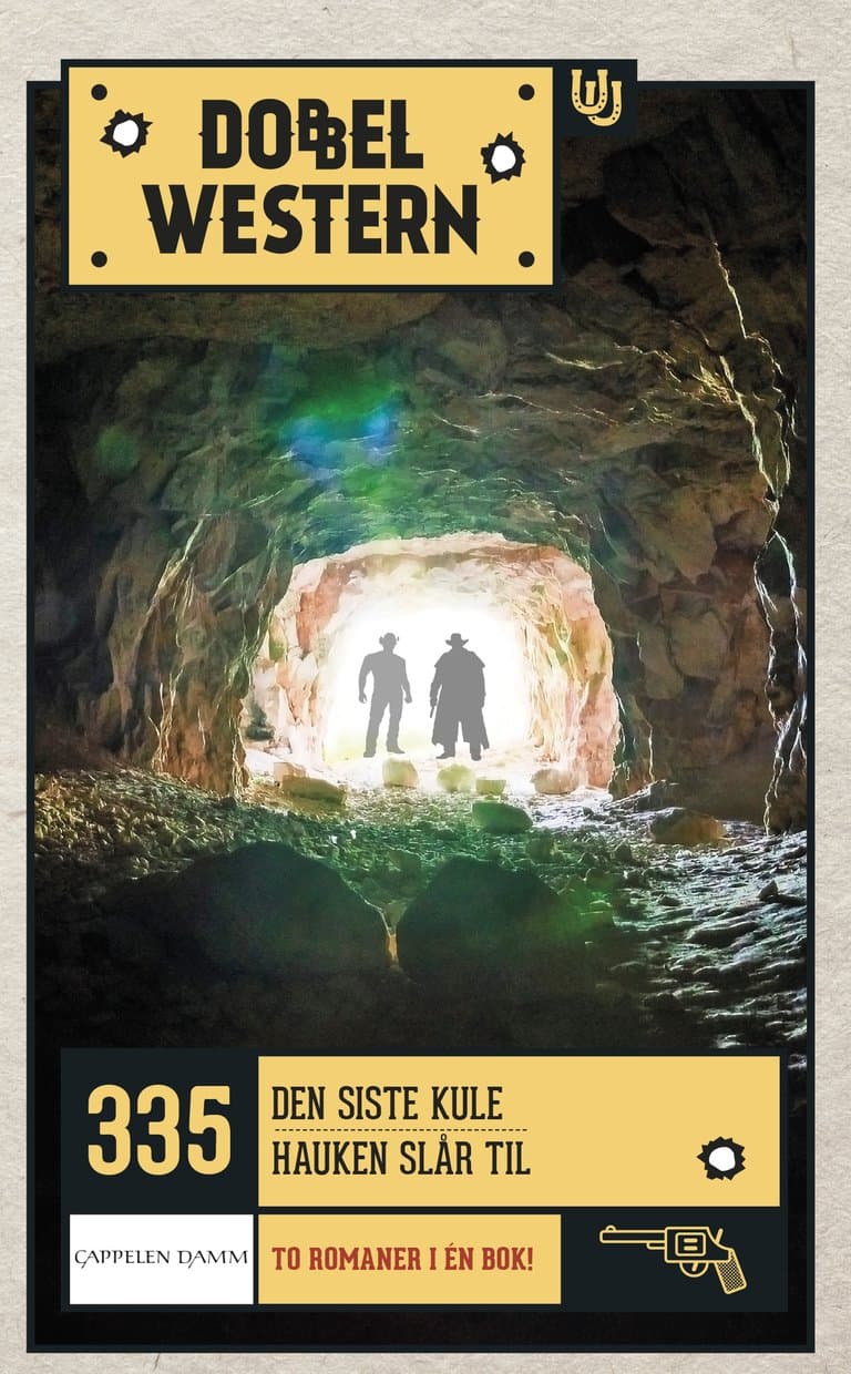 Omslag Den siste kule/Hauken slår til av Jackson Cole (Heftet)