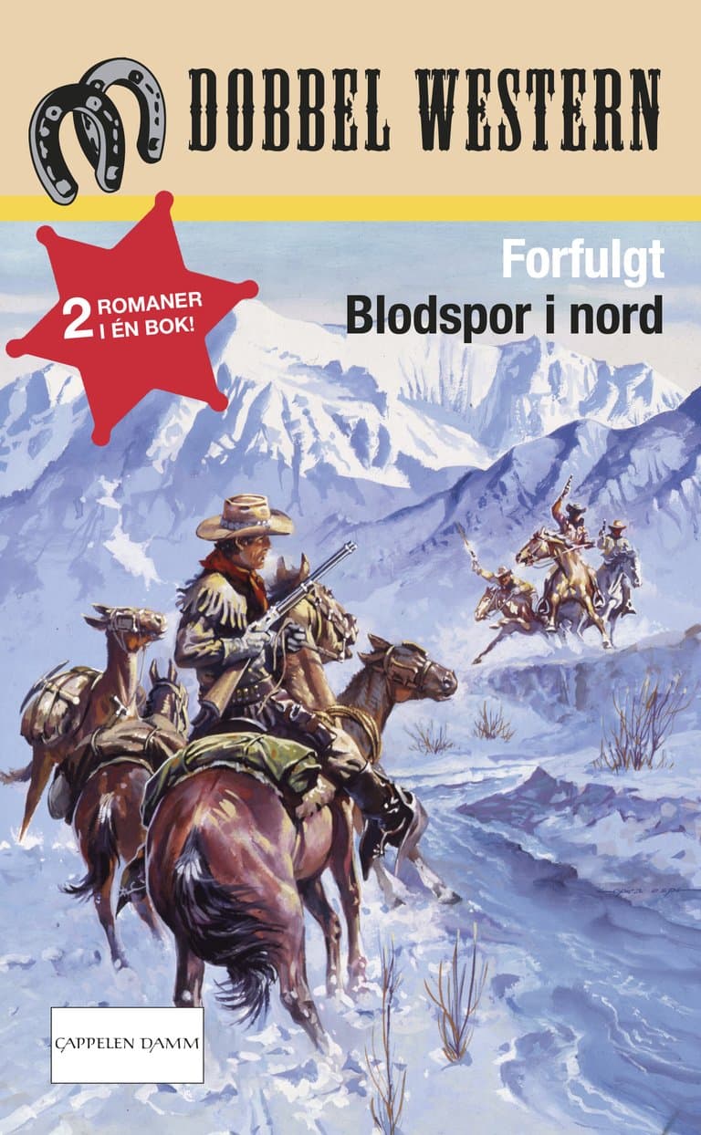 Omslag Forfulgt/Blodspor i nord av Jackson Cole/T. Lund (Heftet)