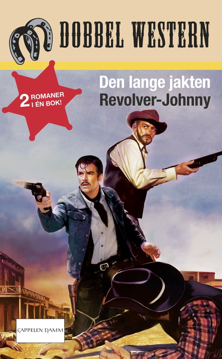 Omslag Den lange jakten/Revolver-Johnny av Jackson Cole/Jack Borg (Heftet)