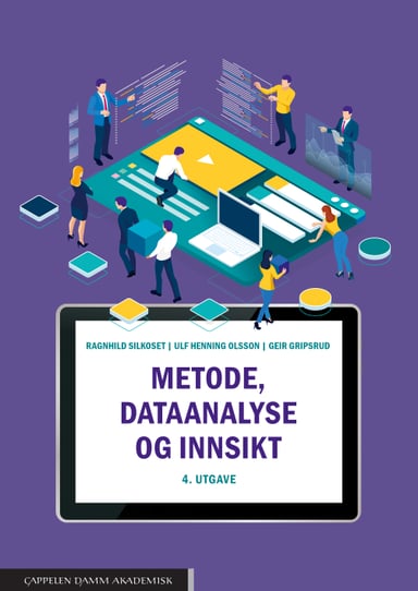 Omslag av "Metode, dataanalyse og innsikt"