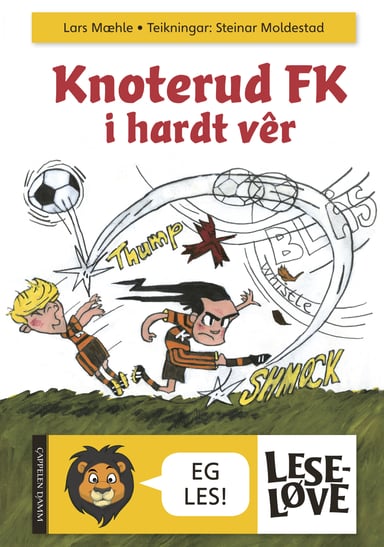 Omslag av "Leseløve - Knoterud FK i hardt vêr"