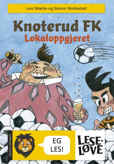 Omslag av "Leseløve - Knoterud FK - Lokaloppgjeret"