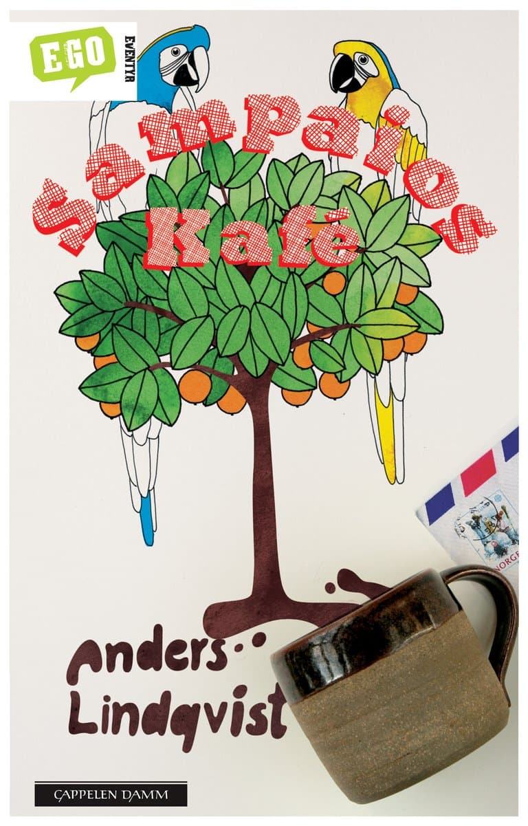 Omslag Sampaios kafé av Anders Lindqvist (Innbundet)