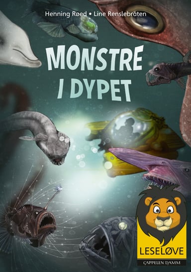 Omslag av "Leseløve - Monstre i dypet"