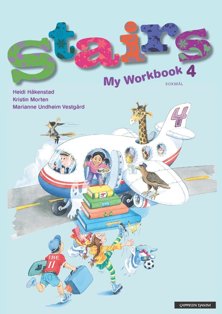 Omslag Stairs 4 Utgave 2 My Workbook av Heidi Håkenstad, Kristin Morten og Marianne Undheim Vestgård (Heftet)