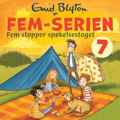 Omslag av "Fem stopper spøkelsestoget"