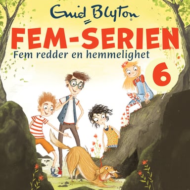Omslag av "Fem redder en hemmelighet"