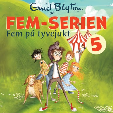 Omslag av "Fem på tyvejakt"