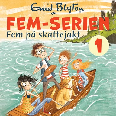 Omslag av "Fem på skattejakt"