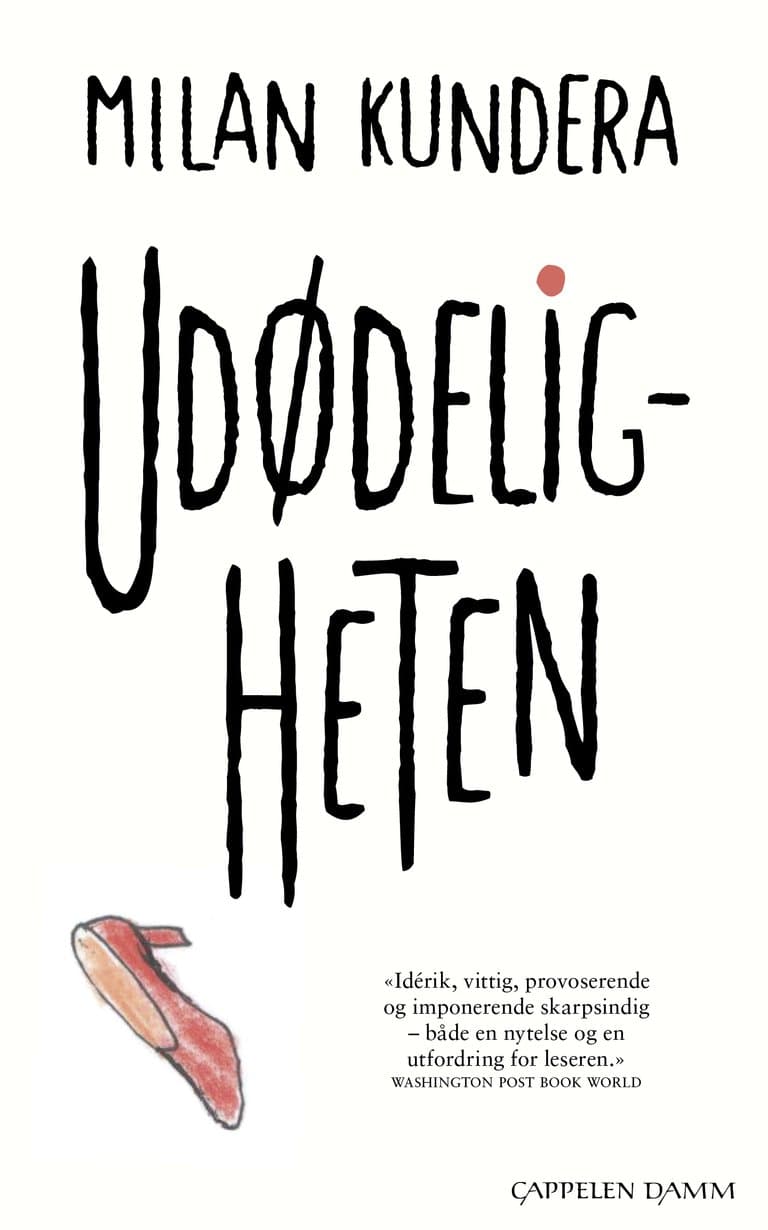 Omslag Udødeligheten av Milan Kundera (Heftet)
