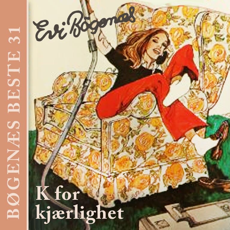 Omslag K for kjærlighet av Evi Bøgenæs (Lydbok)