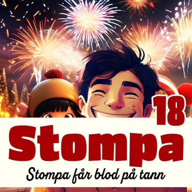 Omslag av "Stompa får blod på tann"