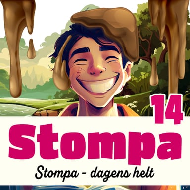 Omslag av "Stompa - dagens helt"
