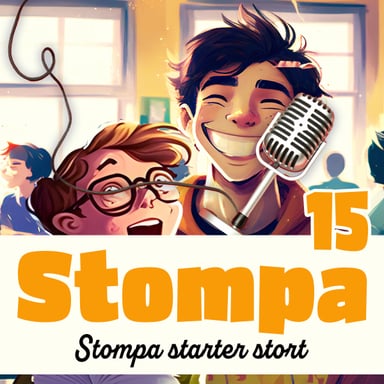 Omslag av "Stompa starter stort"