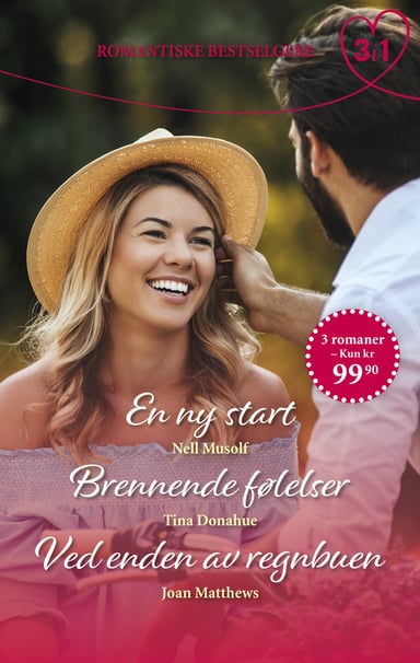 Omslag av "En ny start/Brennende følelser/Ved enden av regnbuen"