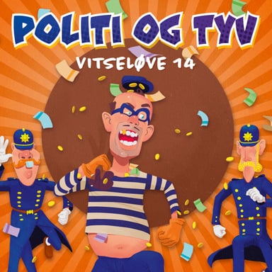 Omslag av "Vitseløve 14 - Politi og tyv"