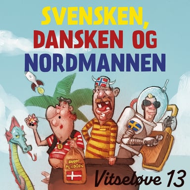 Omslag av "Vitseløve 13 - Svensken, dansken og nordmannen"