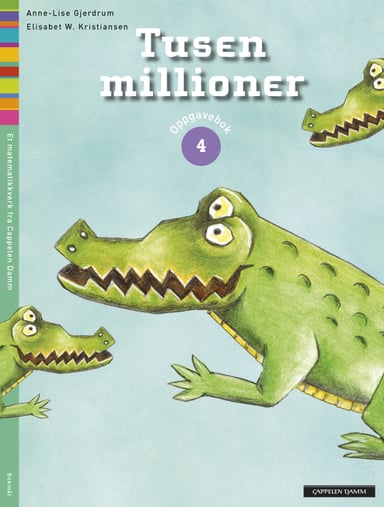 Omslag av "Tusen millioner 4 Oppgavebok"