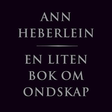 Omslag av "En liten bok om ondskap"