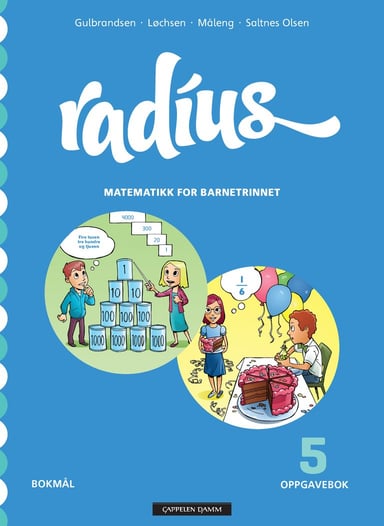 Omslag av "Radius 5 Oppgavebok"