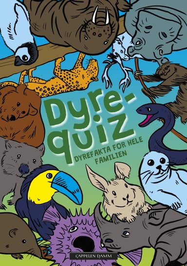 Omslag av "Dyrequiz"