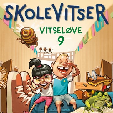 Omslag av "Vitseløve 9 - Skolevitser"