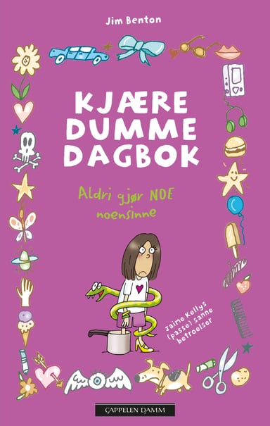 Omslag av "Kjære dumme dagbok 4 - Aldri gjør NOE noensinne"