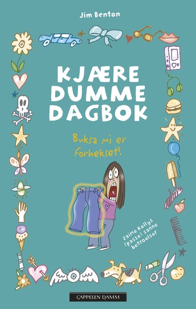 Omslag av "Kjære dumme dagbok 2 - Buksa mi er forhekset!"