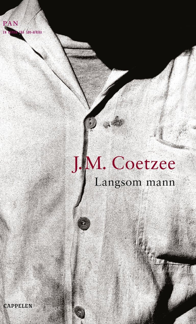 Omslag Langsom mann av J.M. Coetzee (Innbundet)