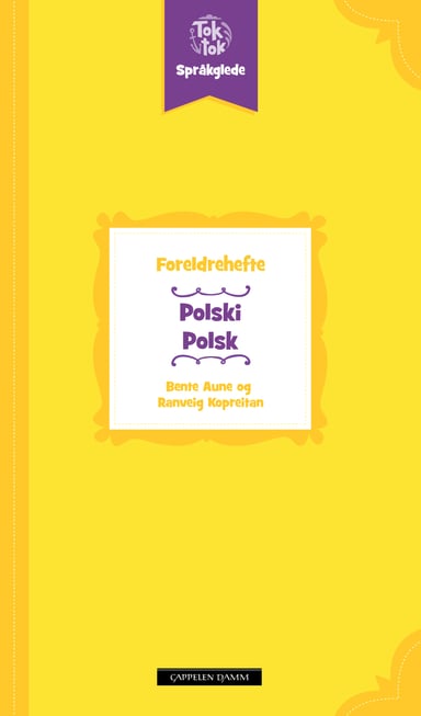 Omslag av "Toktok Språkglede Foreldrehefte Polsk"