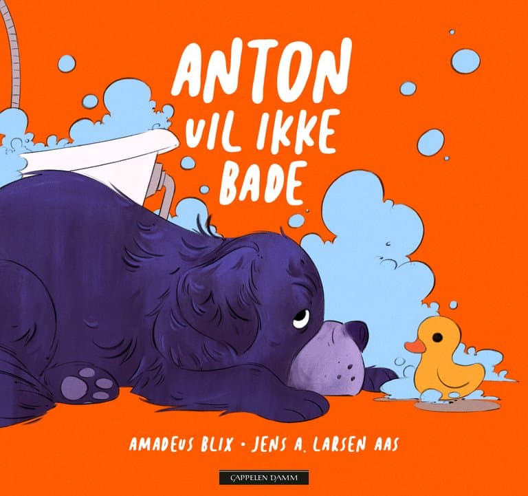 Omslag Anton vil ikke bade av Amadeus Blix og Jens A. Larsen Aas (Innbundet)