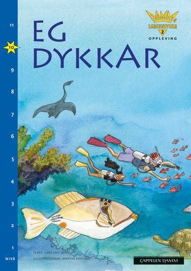 Omslag av "Damms leseunivers 2 Opplevelse: Eg dykkar"